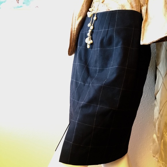 💍 Vintage Embassy Row Pure New Wool Mid Skirt U4 - Picture 8 of 8